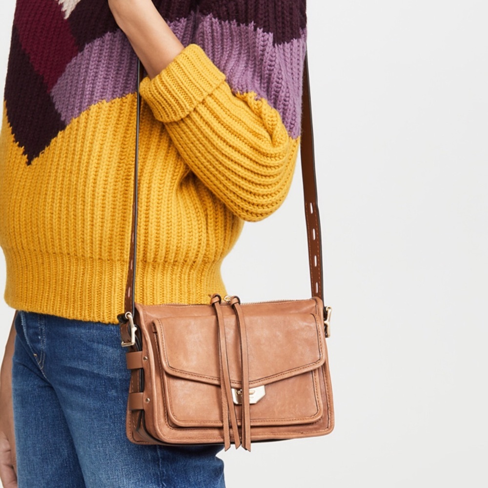 Rag & Bone Small Field Messenger Bag Brown leather